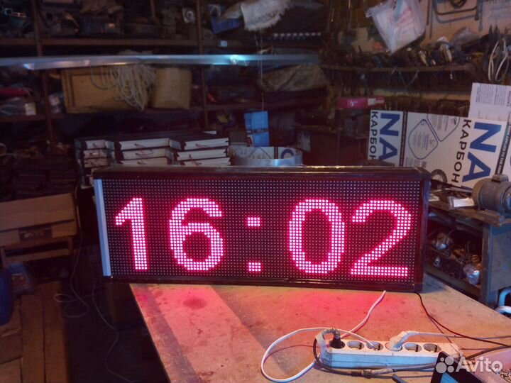 Светодиодные часы, Бегущая строка,Температура,Дата
