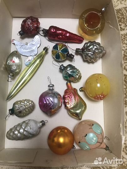 Елочные игрушки набором