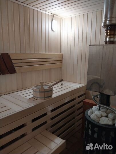 Русская баня на дровах с веником