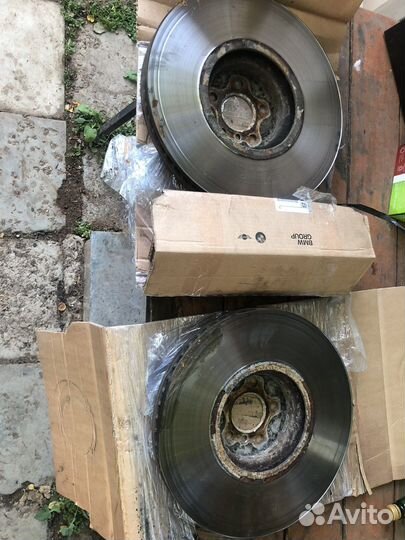 Диски тормозные передние bmw x5