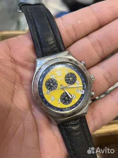 Часы swatch хронограф swiss мужские
