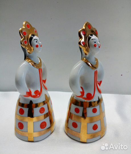 Фарфоровая статуэтка Матрёшка Дулево