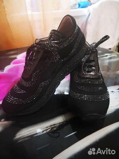 Кроссовки кожаные Турция