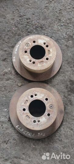 Диски тормозные задние Элантра hd