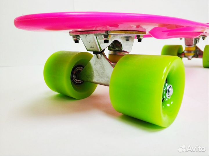 Детский пени борд скейтборд розовый