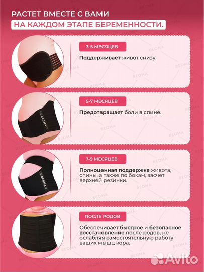 Бандаж для беременных Beoma