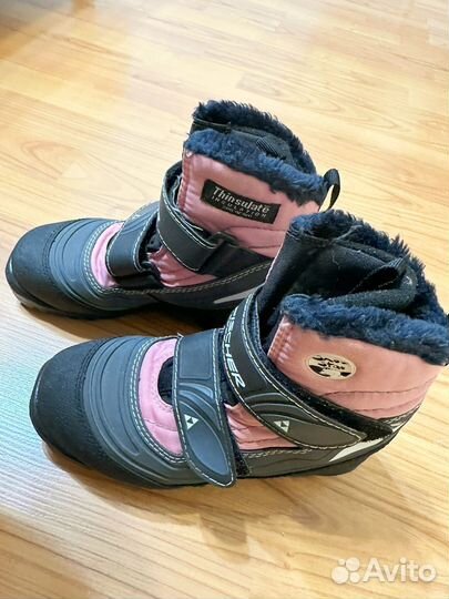 Лыжные ботинки fischer детские eu 32