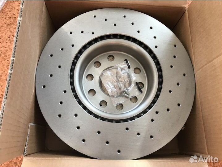 Диск тормозной VW CC B7 Brembo перфорированный