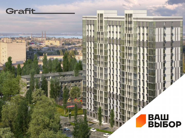 2-к. квартира, 58,2 м², 2/17 эт.