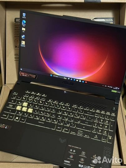 Asus TUF A15 R7 RTX 4060 новый, чек