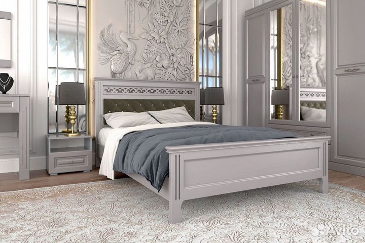 Кровати мдф, лдсп, массив, металл, мягкие кровати