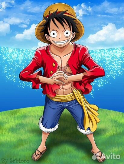 Аниме фигурка Луффи One piece + доставка