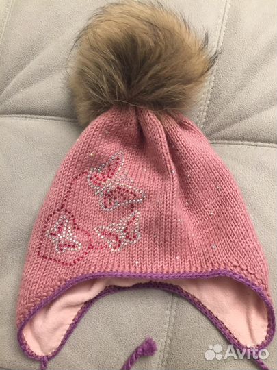 Зимняя Шапочка с пумпоном Р.54-56