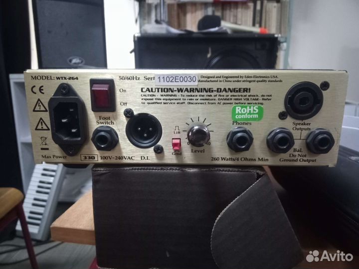 Усилитель для бас гитары Eden WTX-264 bass AMP