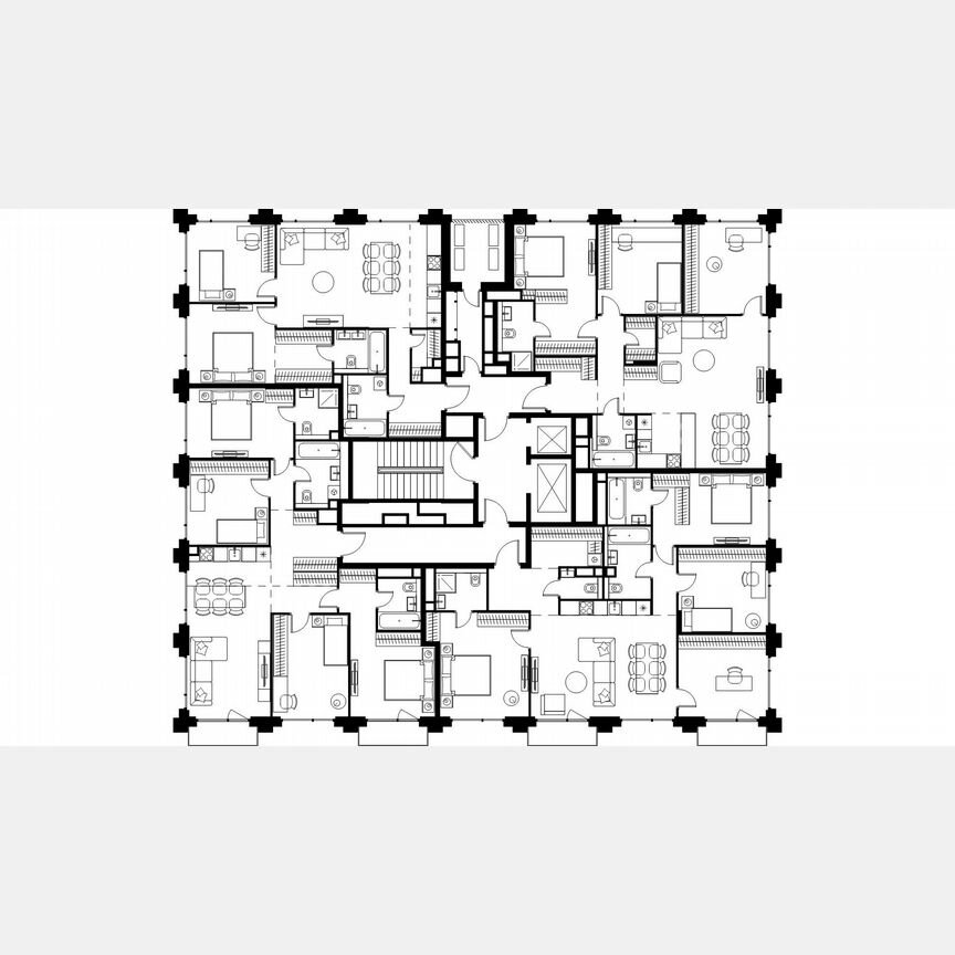 3-к. квартира, 97,4 м², 19/21 эт.