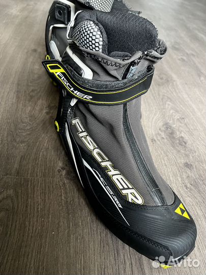 Ботинки мужские зимние лыжные fisher