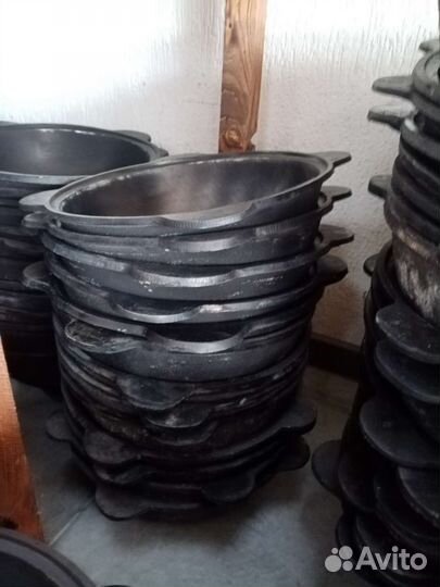 Казан чугунный 3,5 литра узбекский