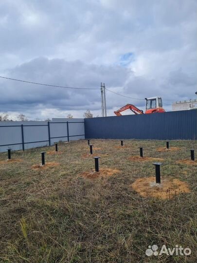 Винтовые сваи под ключ с установкой