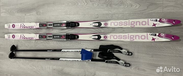 Лыжи Rossignol Princess 130 + палки
