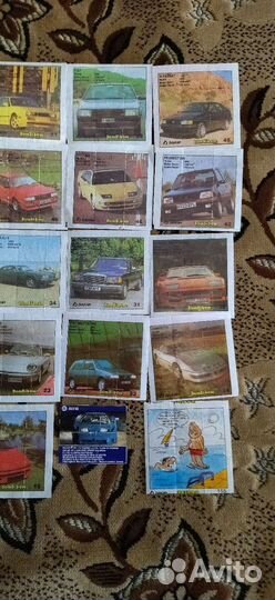 Вкладыши от жвачек BomBibon