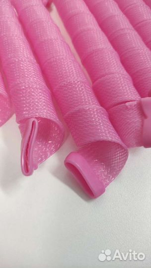 Бигуди спиральные мягкие