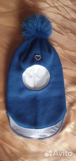 Зимняя шапка шлем. Новая. 4-6 лет
