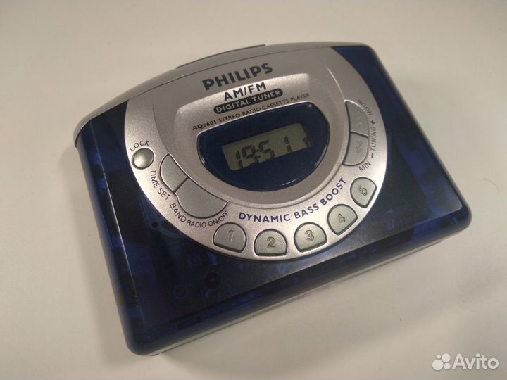 Кассетный плеер Philips AQ6601. Есть видео работы