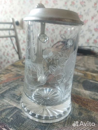 Кружка пивная хоккей