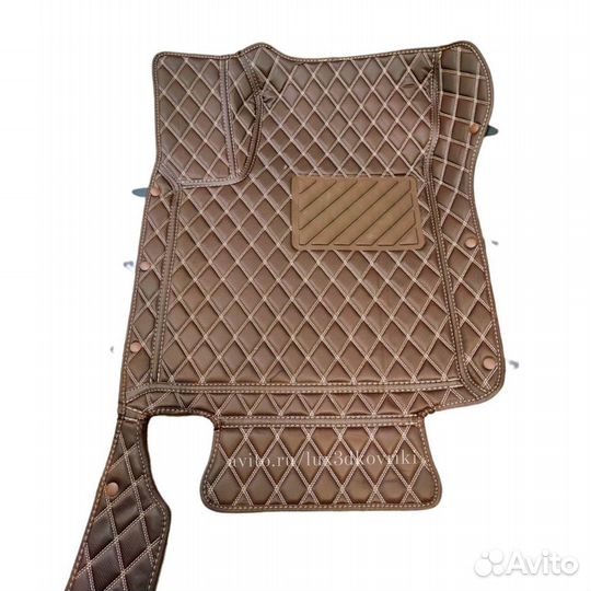 Коврики премиум G class W463. Тёмнокоричневые