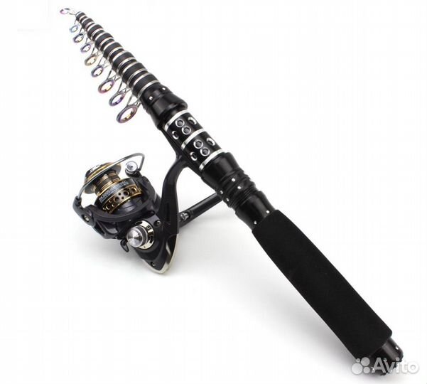 Удочка карбоновая 3 метра с катушкой