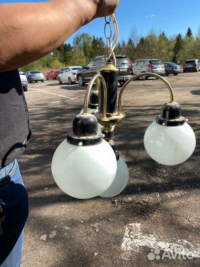 Люстра винтаж, шары