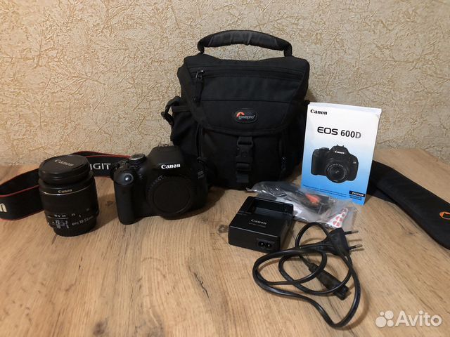 Зеркальный фотоаппарат canon 600d купить в Москве | Электроника | Авито
