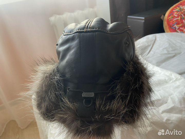 Мужская зимняя шапка ушанка