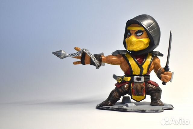 Стендовая модель chibi скорпиона из Mortal Kombat