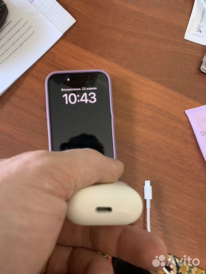 Кейс наушники apple airpods 2 оригенал