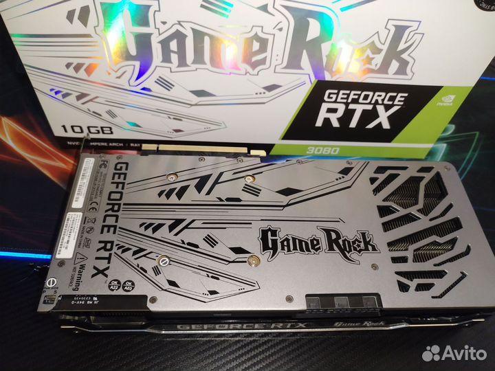 Видеокарта rtx 3080 palit gamerock 10GB / Обмен