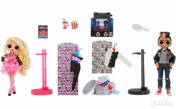 Игровой набор L.O.L. OMG Tough Dude и Pink Chick