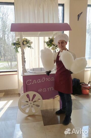 Сладкая вата и попкорн на день рождения