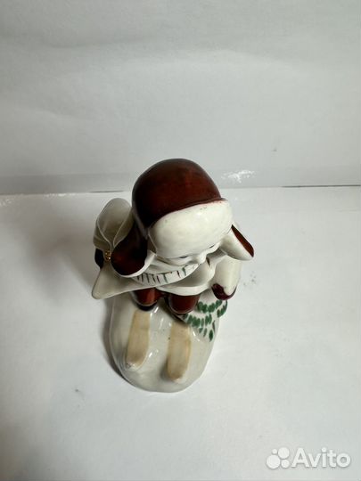 Мальчик на лыжах СССР