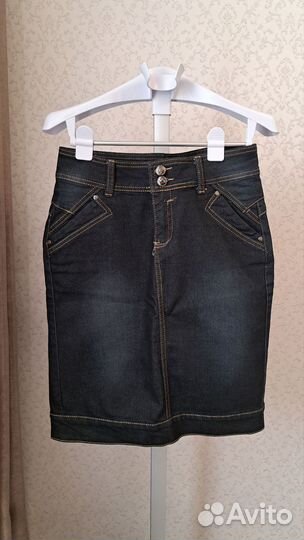 Джинсовая юбка / комбинезон