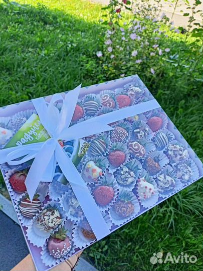 Клубника в шоколаде набор 30шт