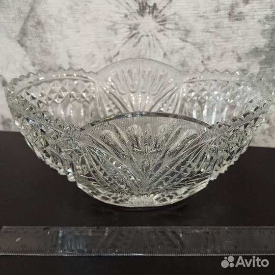 Салатник хрустальный