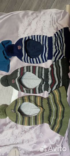 Шапка-шлем-балаклава для мальчика и девочки Kotik