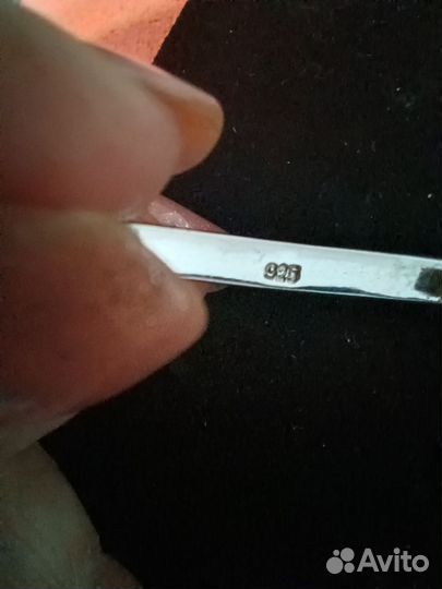 Серьги серебро