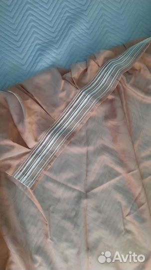 Тюль розовый