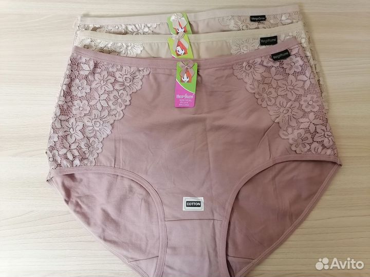 Трусы с высоким содержанием хлопка