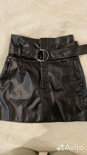 Кожаная юбка