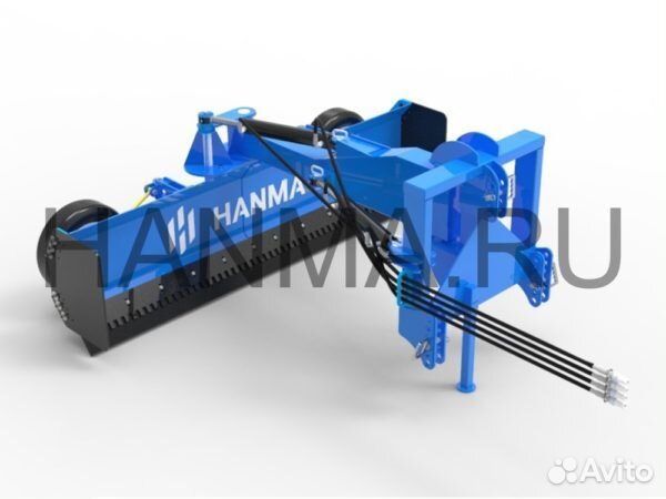 Грейдерный отвал с гидравлическим разворотом на мт