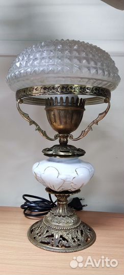 Лампа настольная, старинная