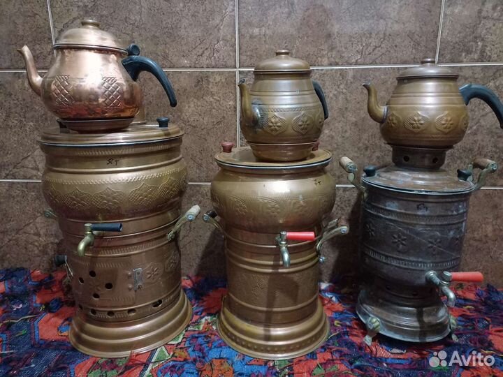 Самовар электрический расписной новый